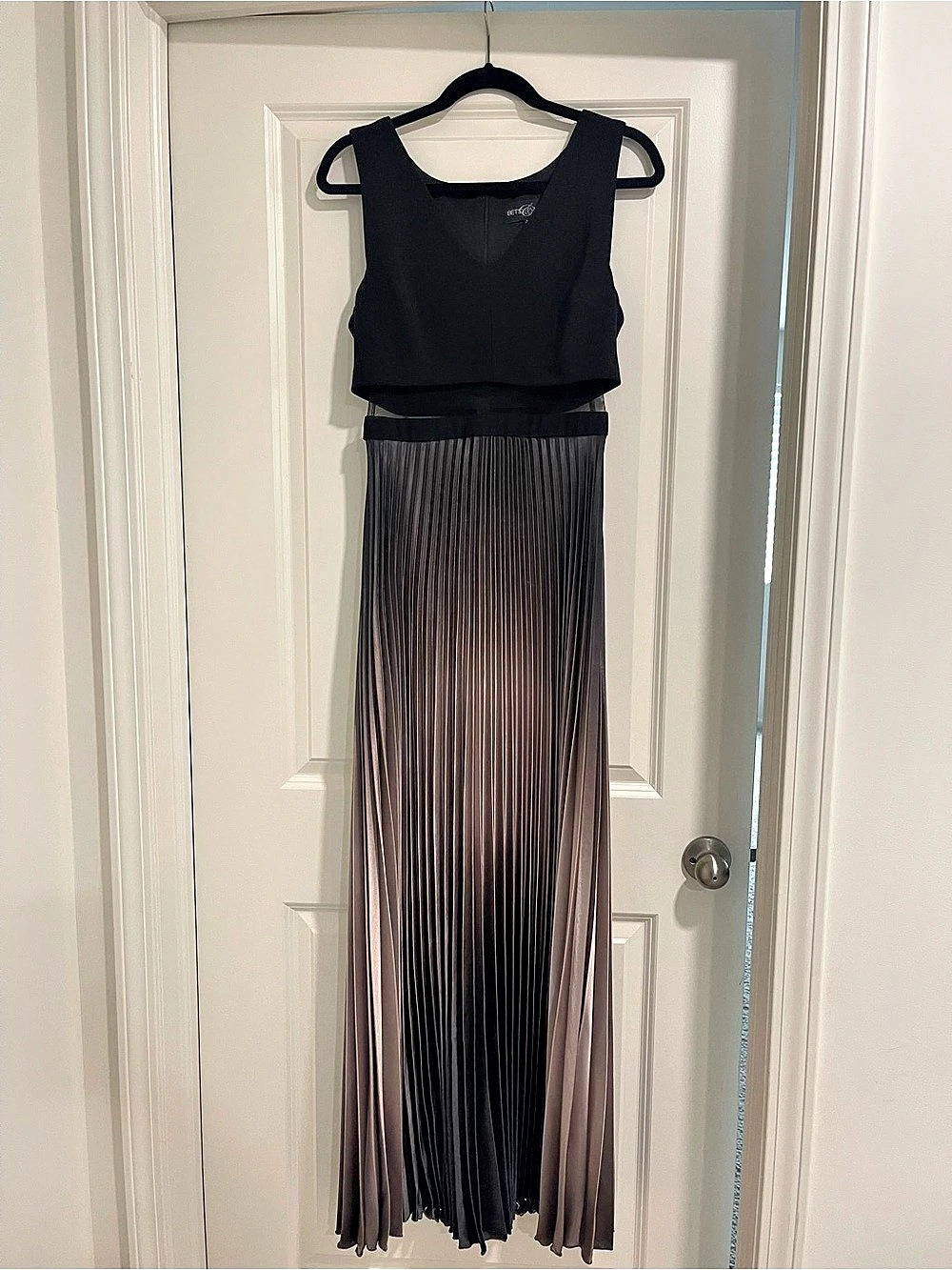 Betsy & Adam Ombre Pleated
Gown Size 8